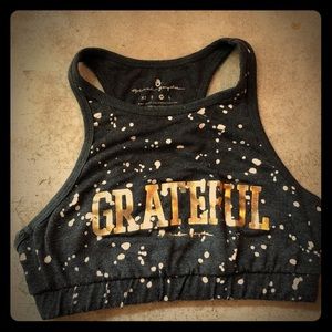 Spiritual Gangster GRATEFUL bra top